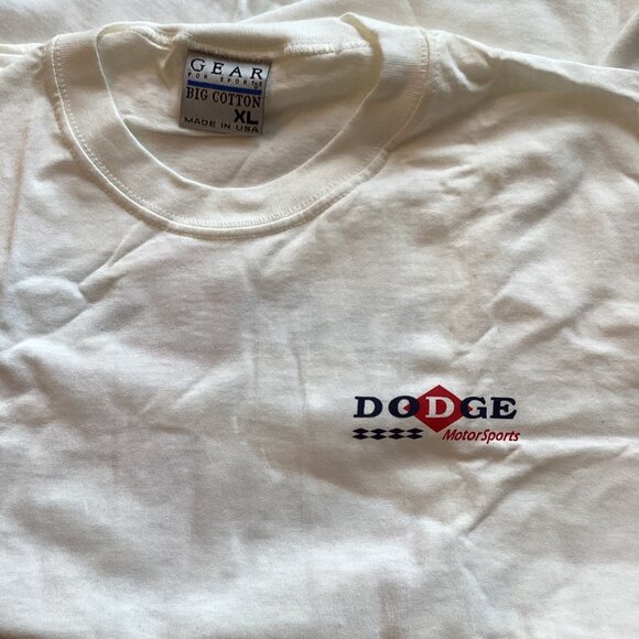Vintage NEW Dodge Motorsports LYNDON AMICK #35 NASCAR T-SHIRT XL RACING USA - Picture 4 of 6